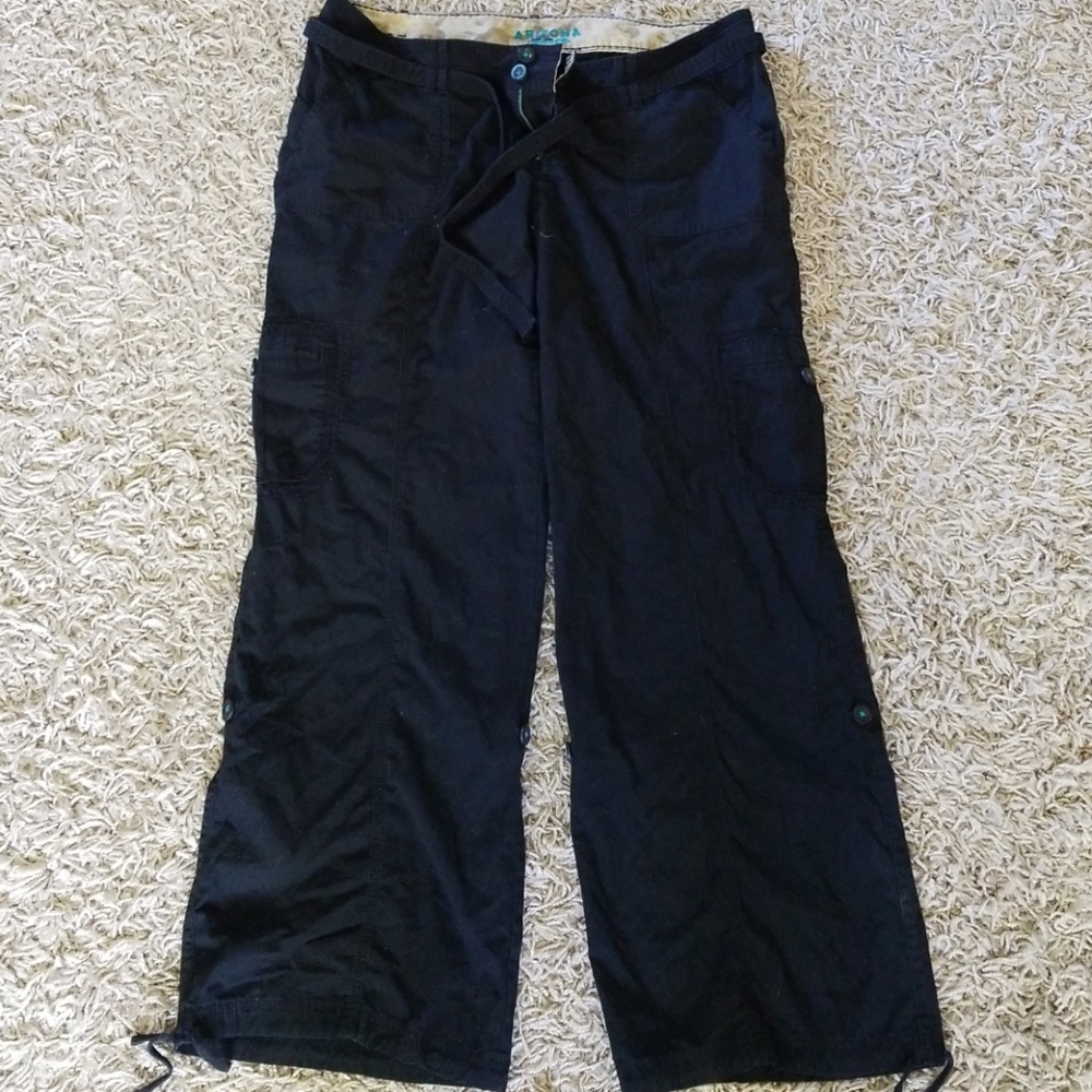 Black cargo pants